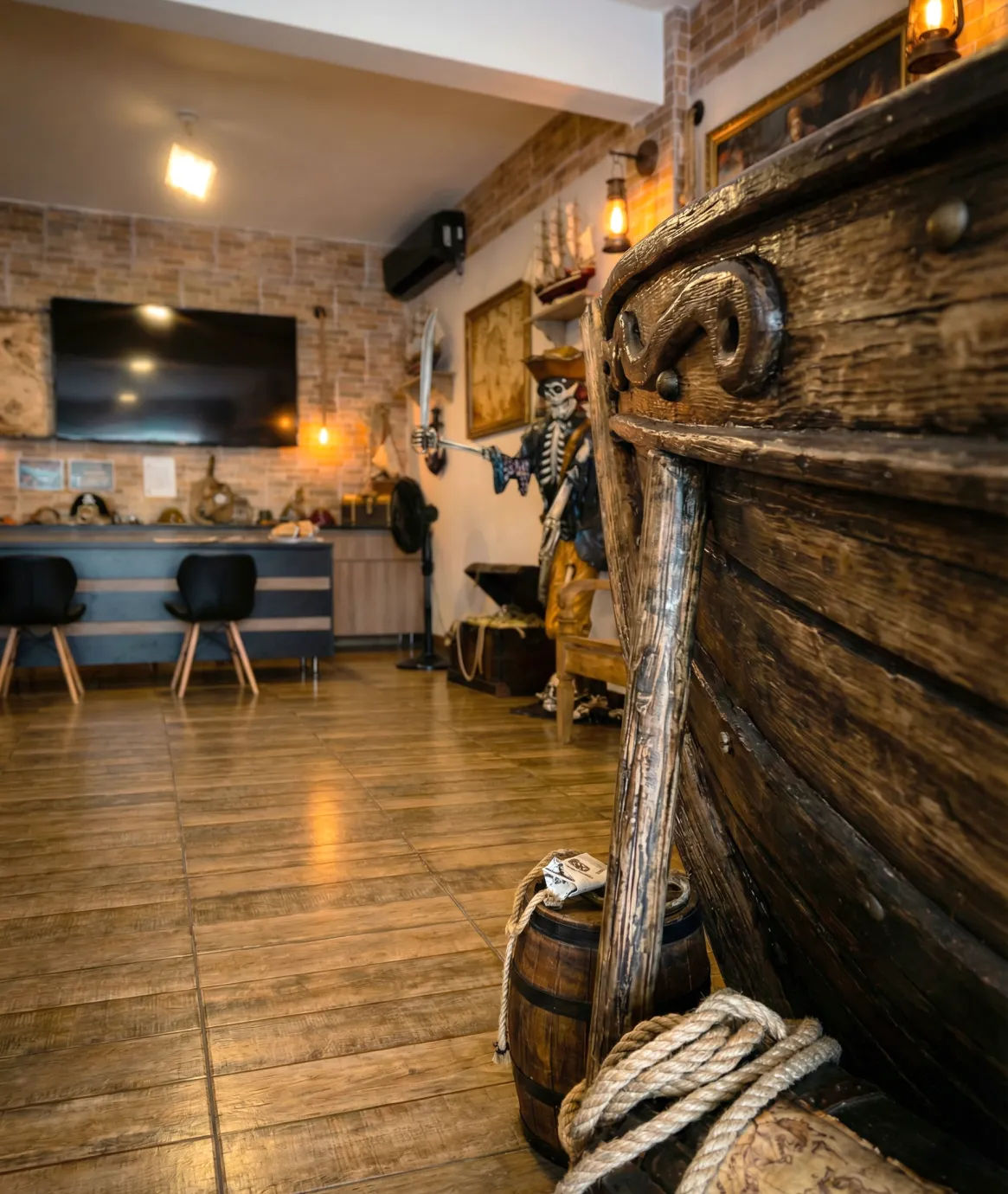Decoração Piratas Tours